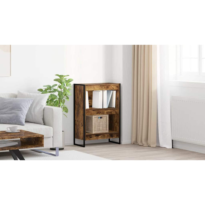 Bogskab Røget Eg 60 x 30 x 86,5 cm Konstrueret træ