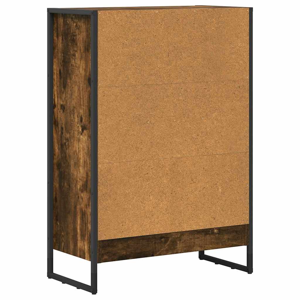 Bogskab Røget Eg 60 x 30 x 86,5 cm Konstrueret træ