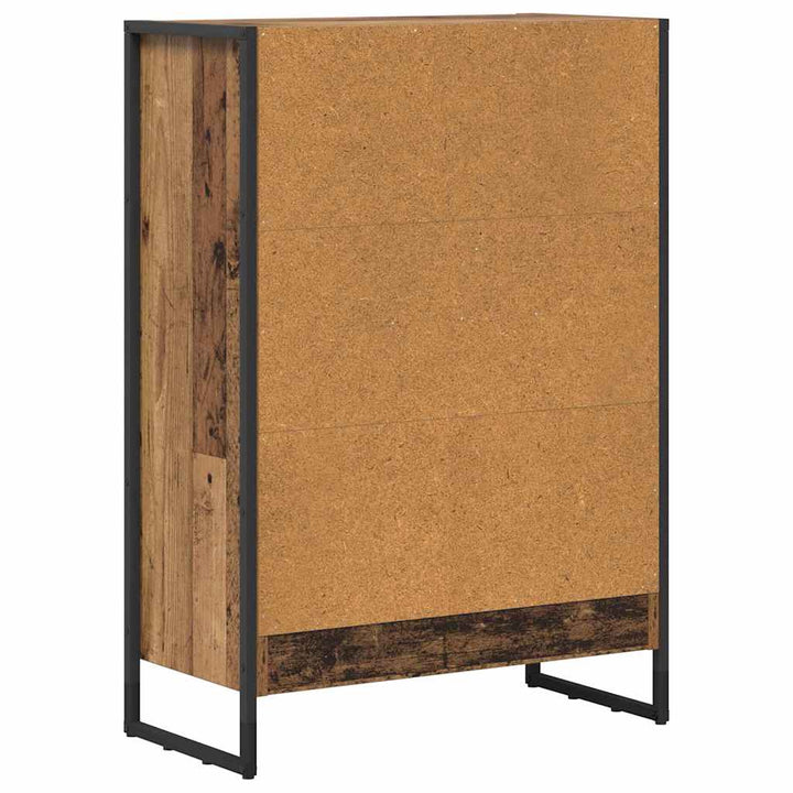 Bogskab Gammelt træ 60 x 30 x 86,5 cm Konstrueret træ