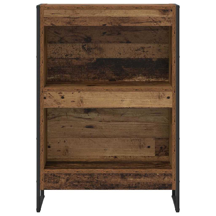 Bogskab Gammelt træ 60 x 30 x 86,5 cm Konstrueret træ