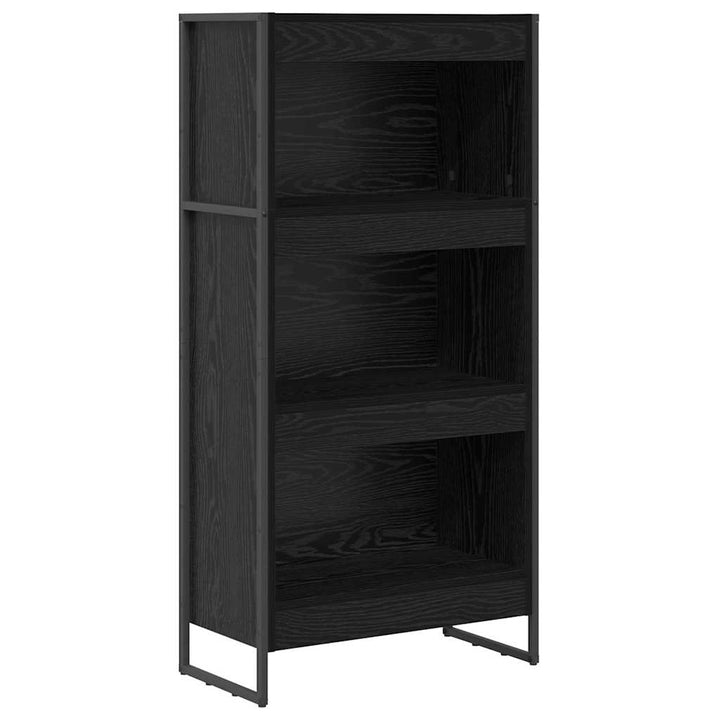 Bogskab Sort eg 60 x 30 x 121 cm Konstrueret træ
