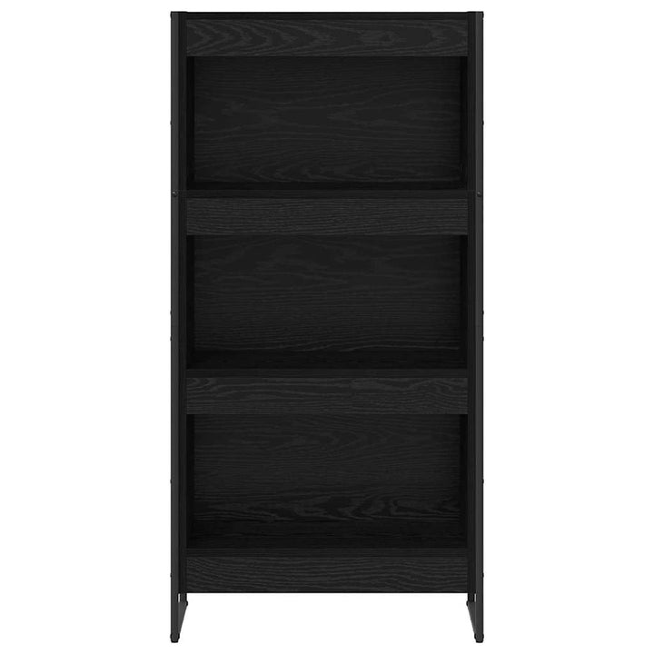 Bogskab Sort eg 60 x 30 x 121 cm Konstrueret træ