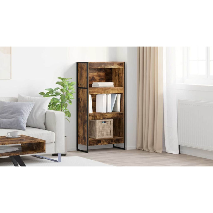 Bogskab Røget Eg 60 x 30 x 121 cm Konstrueret træ