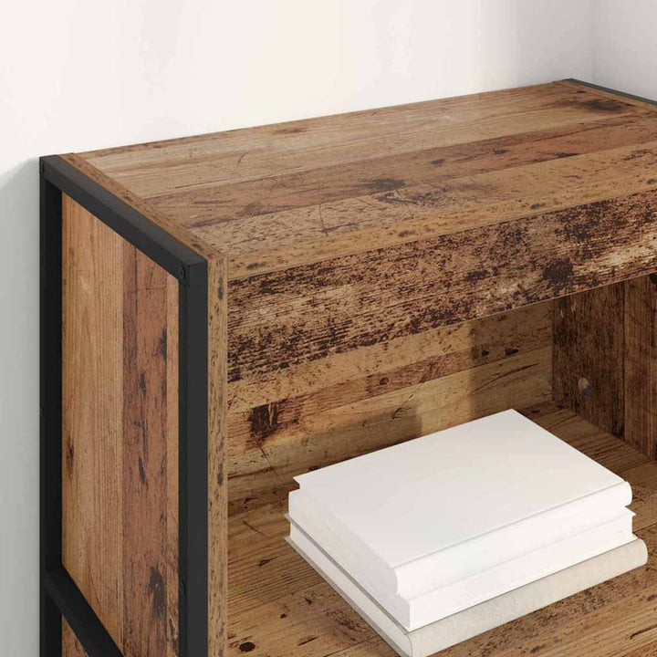 Bogskab Gammelt træ 60 x 30 x 121 cm Konstrueret træ