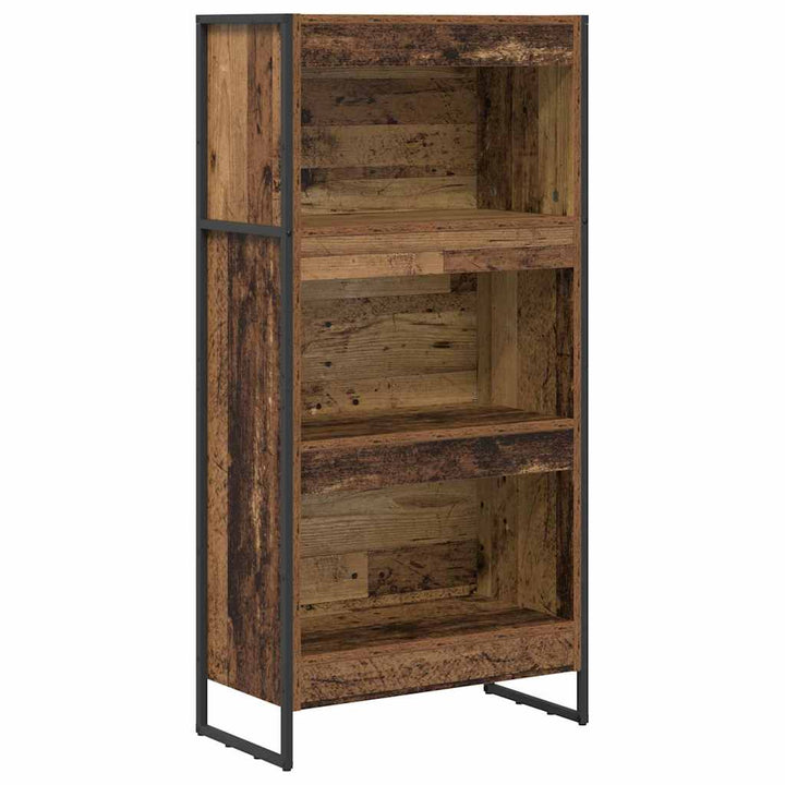 Bogskab Gammelt træ 60 x 30 x 121 cm Konstrueret træ