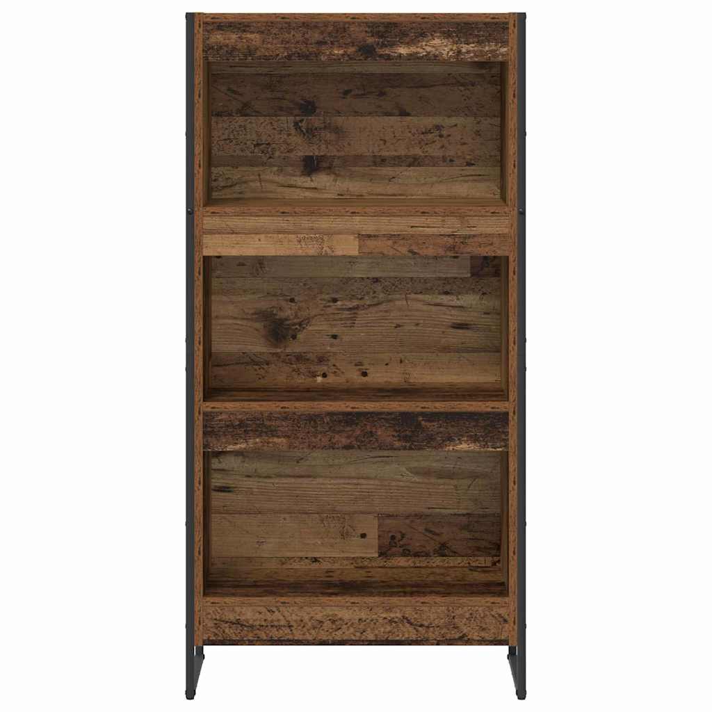Bogskab Gammelt træ 60 x 30 x 121 cm Konstrueret træ