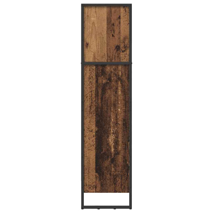 Bogskab Gammelt træ 60 x 30 x 121 cm Konstrueret træ
