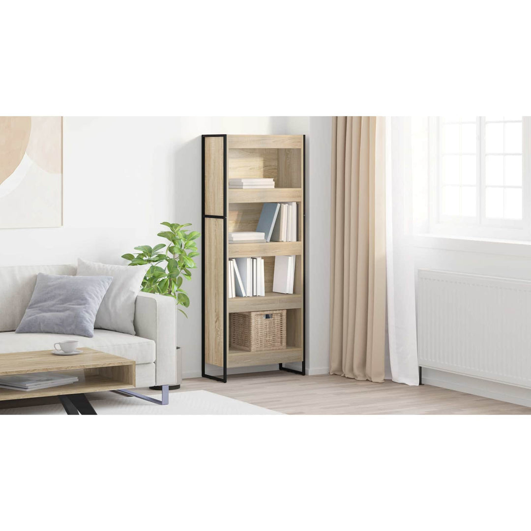 Bogskab Sonoma 60 x 30 x 155 cm Konstrueret træ