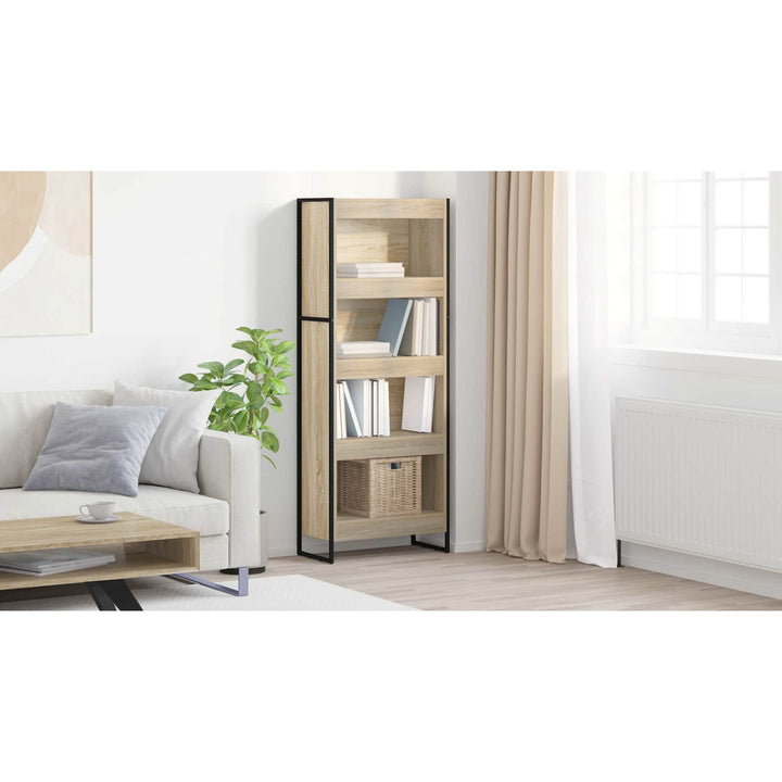 Bogskab Sonoma 60 x 30 x 155 cm Konstrueret træ