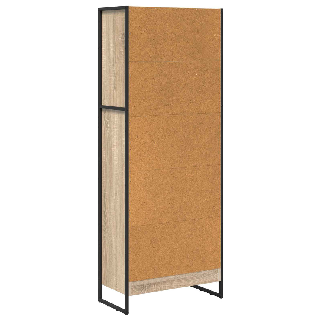 Bogskab Sonoma 60 x 30 x 155 cm Konstrueret træ