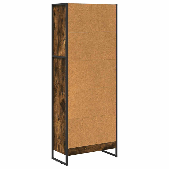 Bogskab Røget Eg 60 x 30 x 155 cm Konstrueret træ