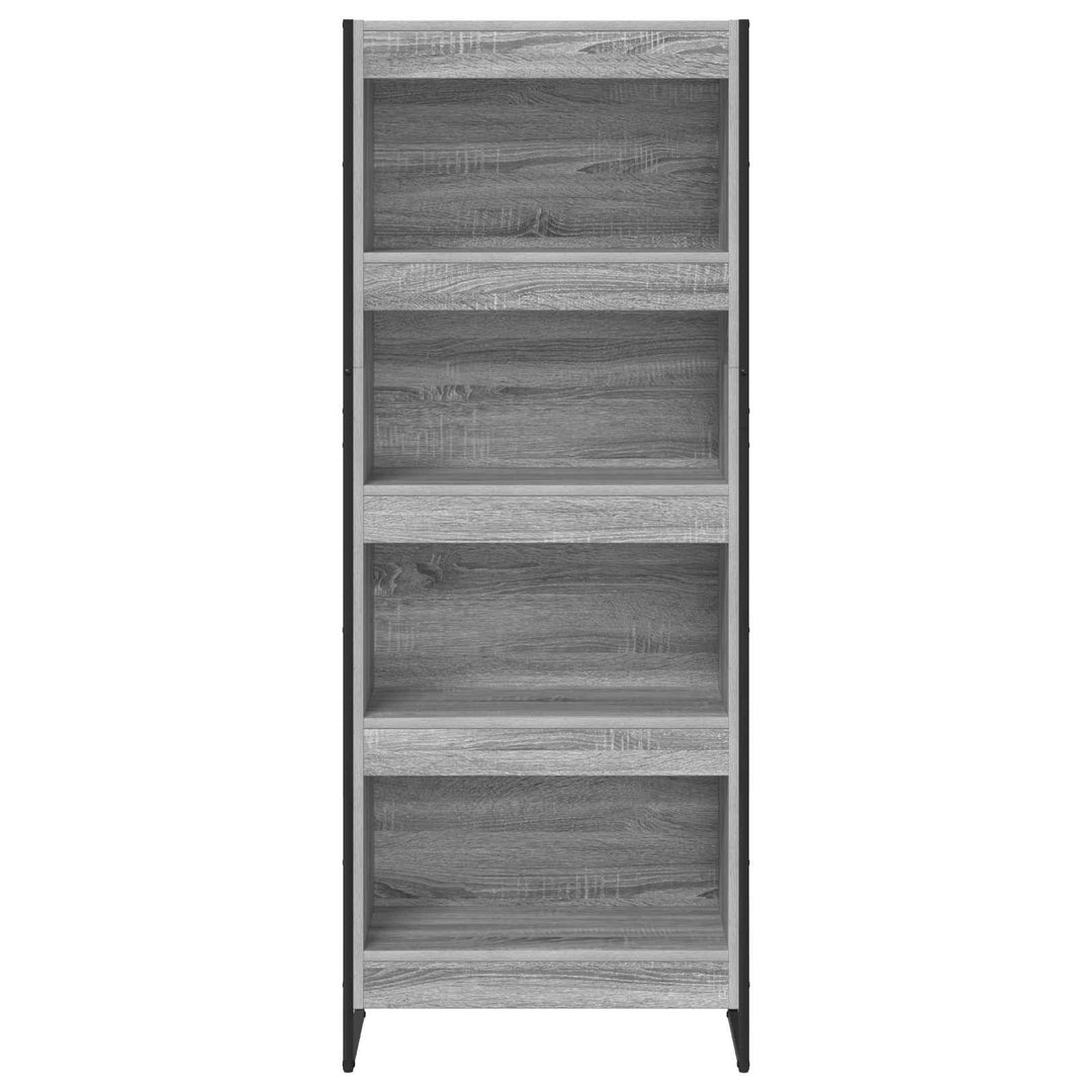 Bogskab Grå Sonoma 60 x 30 x 155 cm Konstrueret træ