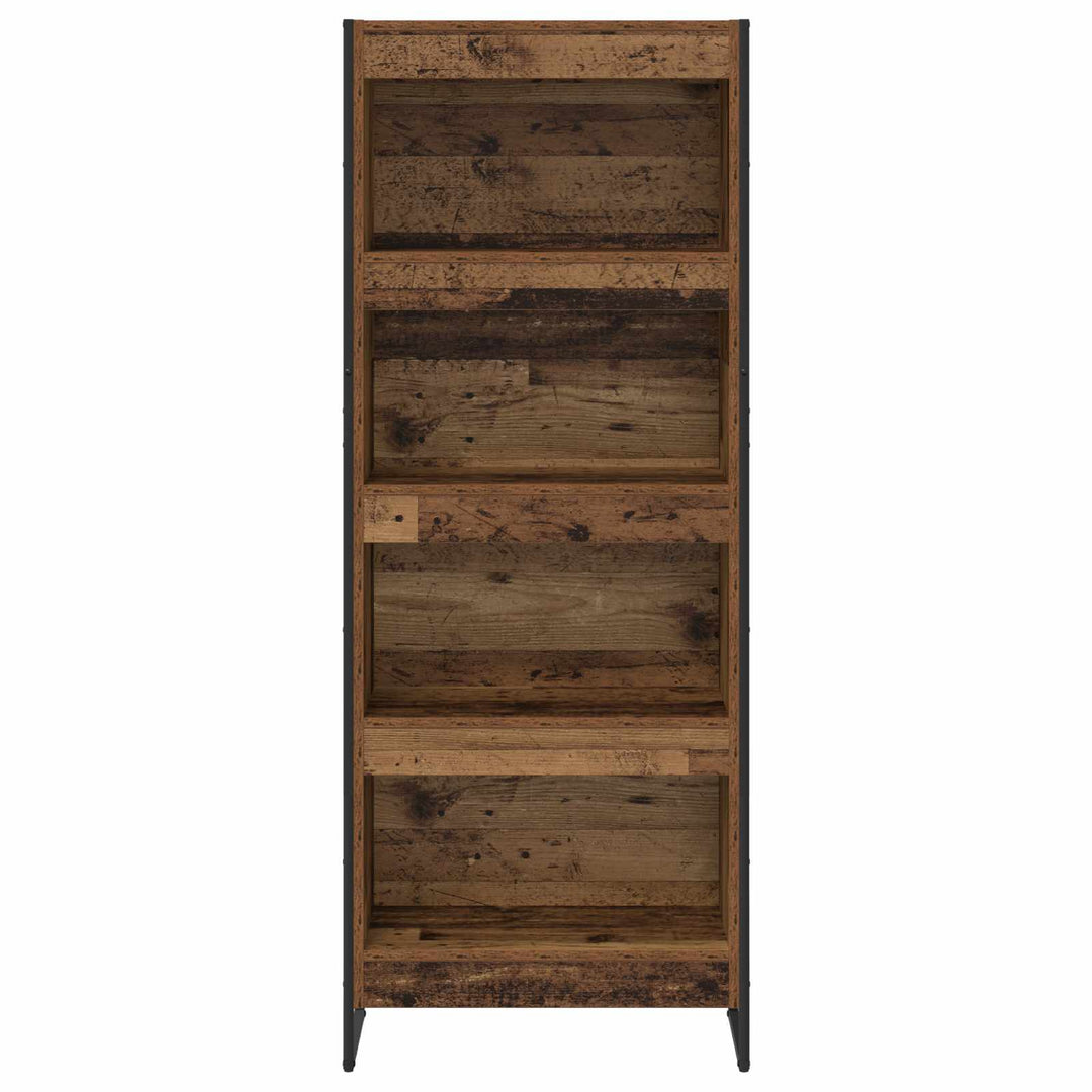 Bogskab Gammelt træ 60 x 30 x 155 cm Konstrueret træ