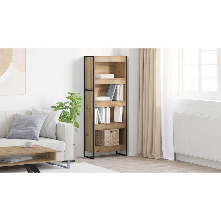 Bogskab Artisan eg 60 x 30 x 155 cm Konstrueret træ