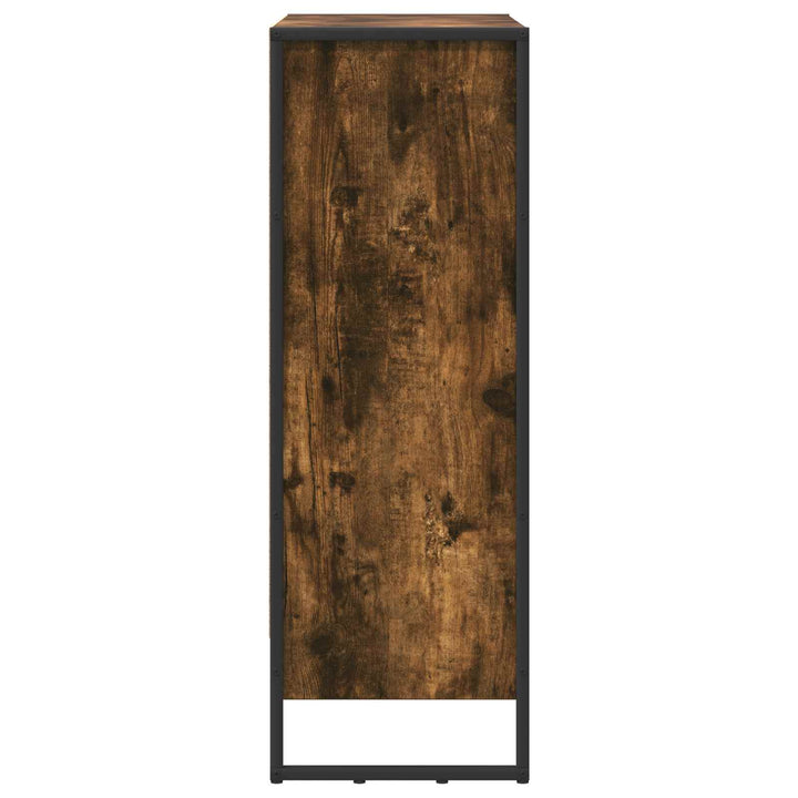 Bogskab Røget Eg 80 x 30 x 86,5 cm Konstrueret træ