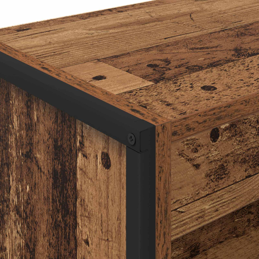 Bogskab Gammelt træ 80 x 30 x 86,5 cm Konstrueret træ