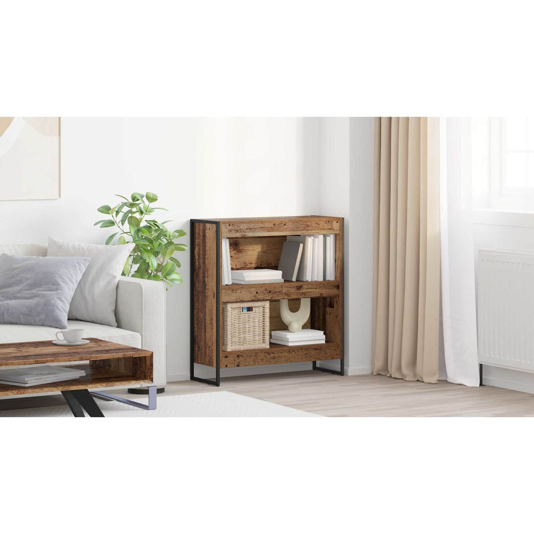 Bogskab Gammelt træ 80 x 30 x 86,5 cm Konstrueret træ