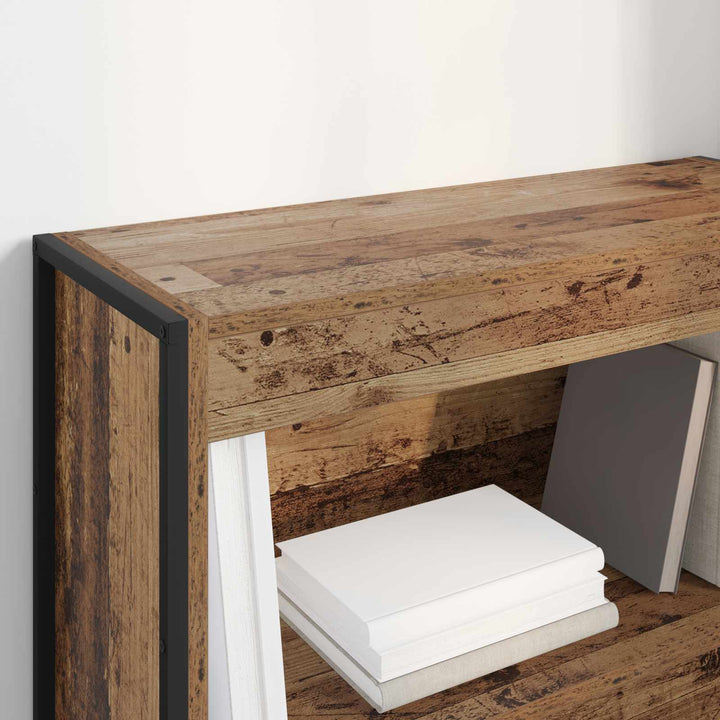 Bogskab Gammelt træ 80 x 30 x 86,5 cm Konstrueret træ