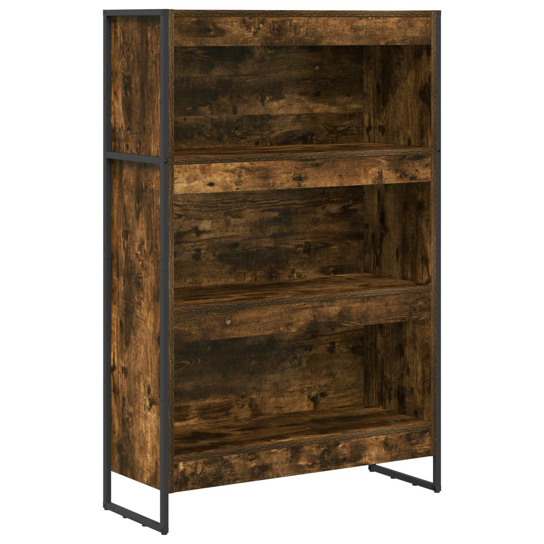 Bogskab Røget Eg 80 x 30 x 121 cm Konstrueret træ