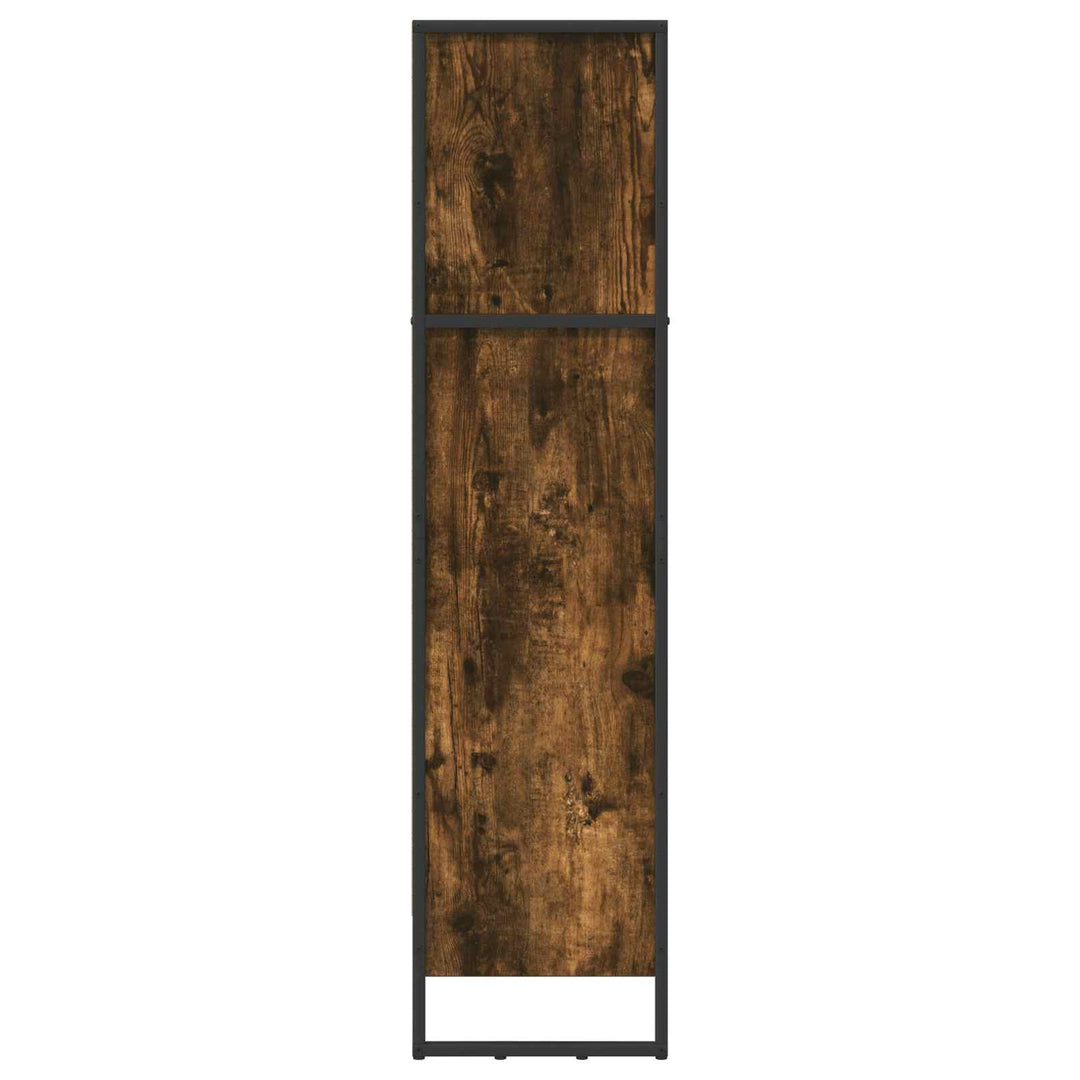 Bogskab Røget Eg 80 x 30 x 121 cm Konstrueret træ