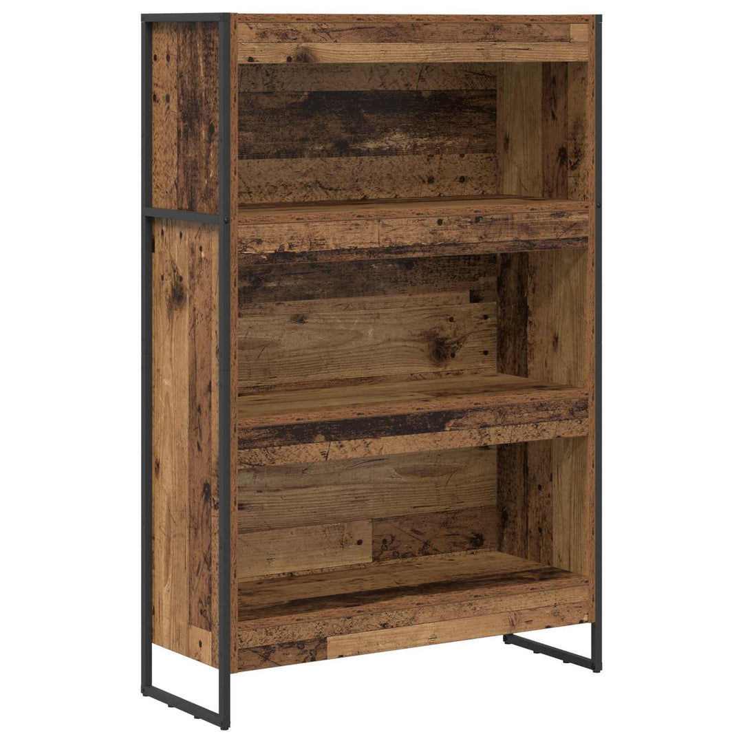 Bogskab Gammelt træ 80 x 30 x 121 cm Konstrueret træ