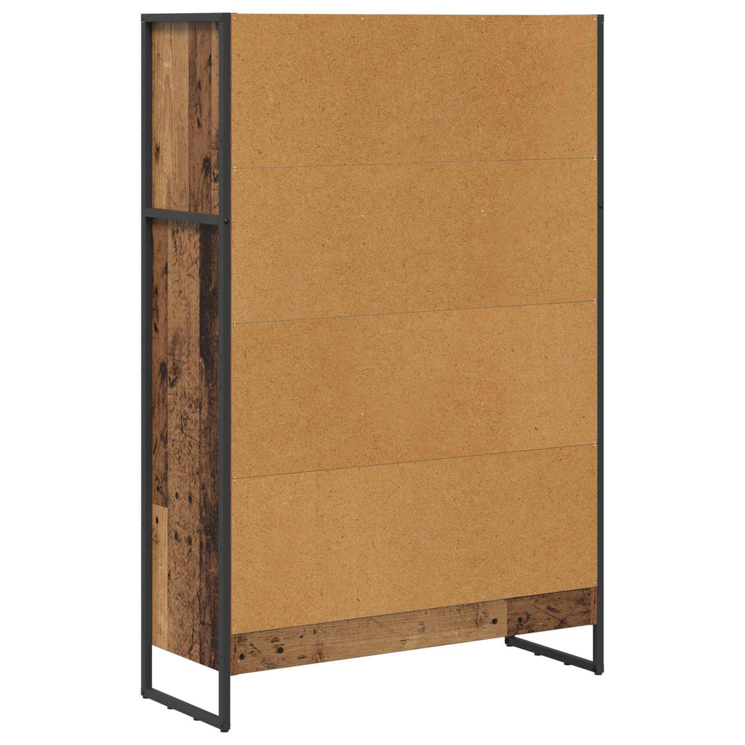 Bogskab Gammelt træ 80 x 30 x 121 cm Konstrueret træ