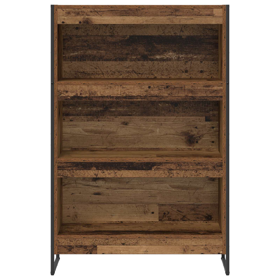 Bogskab Gammelt træ 80 x 30 x 121 cm Konstrueret træ