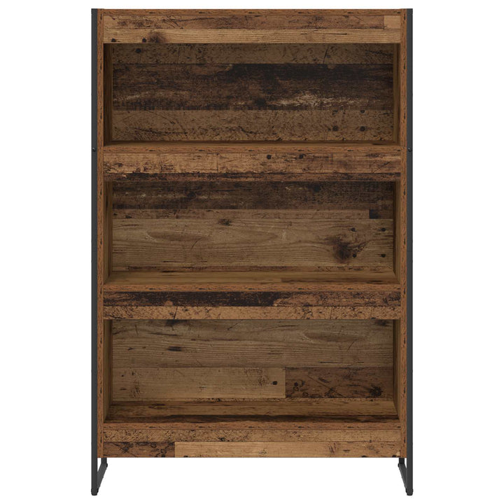 Bogskab Gammelt træ 80 x 30 x 121 cm Konstrueret træ