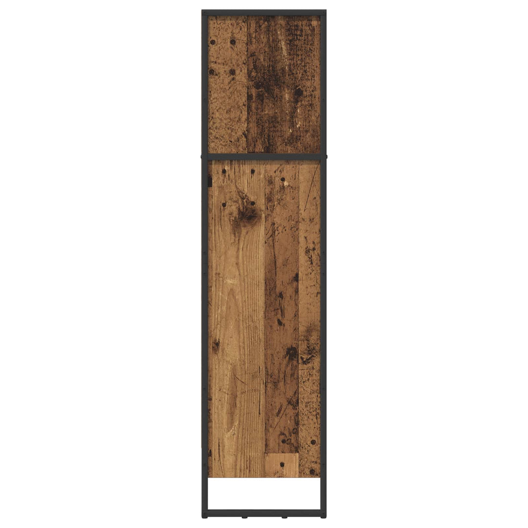 Bogskab Gammelt træ 80 x 30 x 121 cm Konstrueret træ