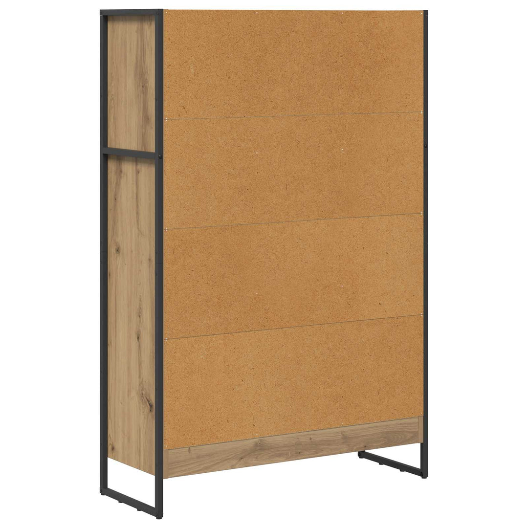 Bogskab Artisan eg 80 x 30 x 121 cm Konstrueret træ
