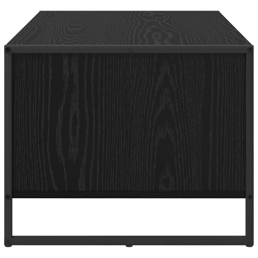 Sofabord Sort eg 80 x 50 x 40 cm Konstrueret træ