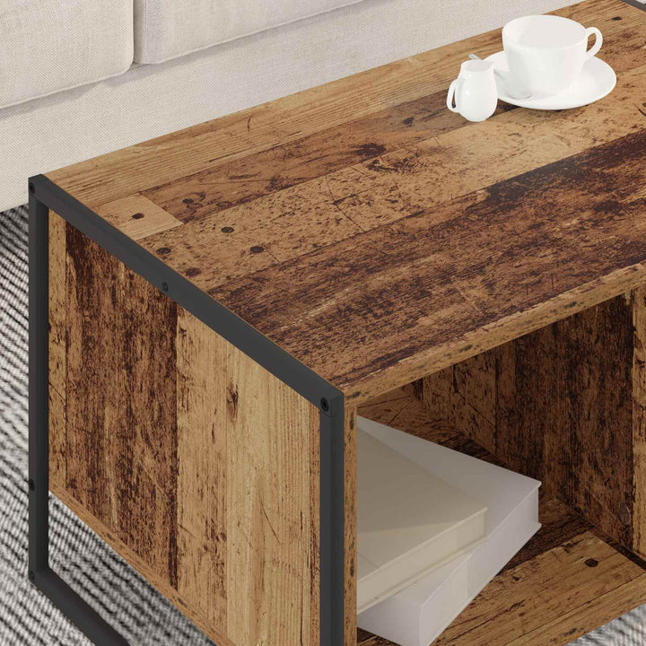 Sofabord Gammelt træ 80 x 50 x 40 cm Konstrueret træ