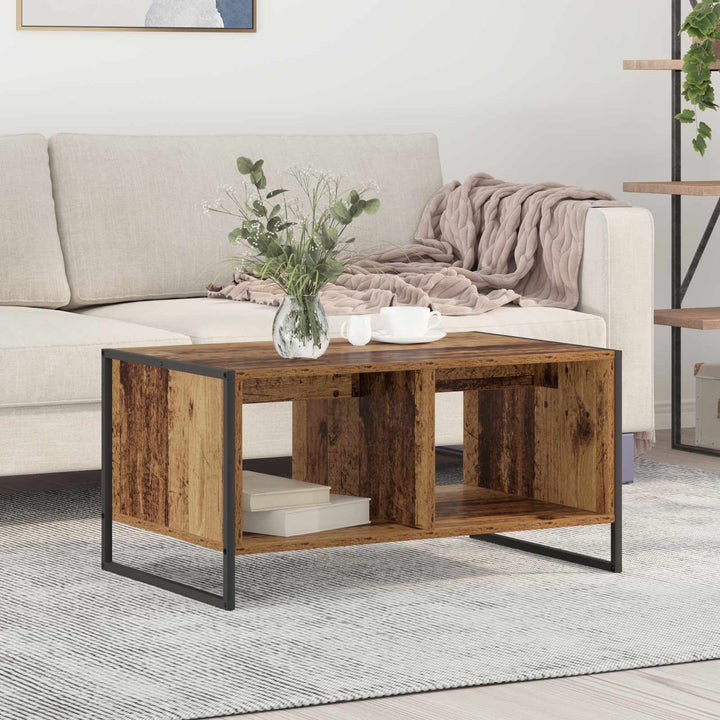 Sofabord Gammelt træ 80 x 50 x 40 cm Konstrueret træ