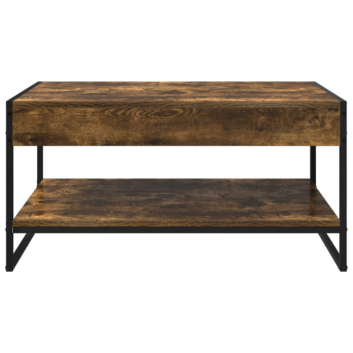 Sofabord Røget Eg 80 x 50 x 40 cm Konstrueret træ
