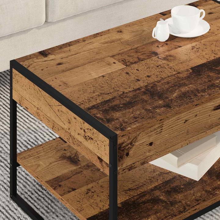Sofabord Gammelt træ 80 x 50 x 40 cm Konstrueret træ