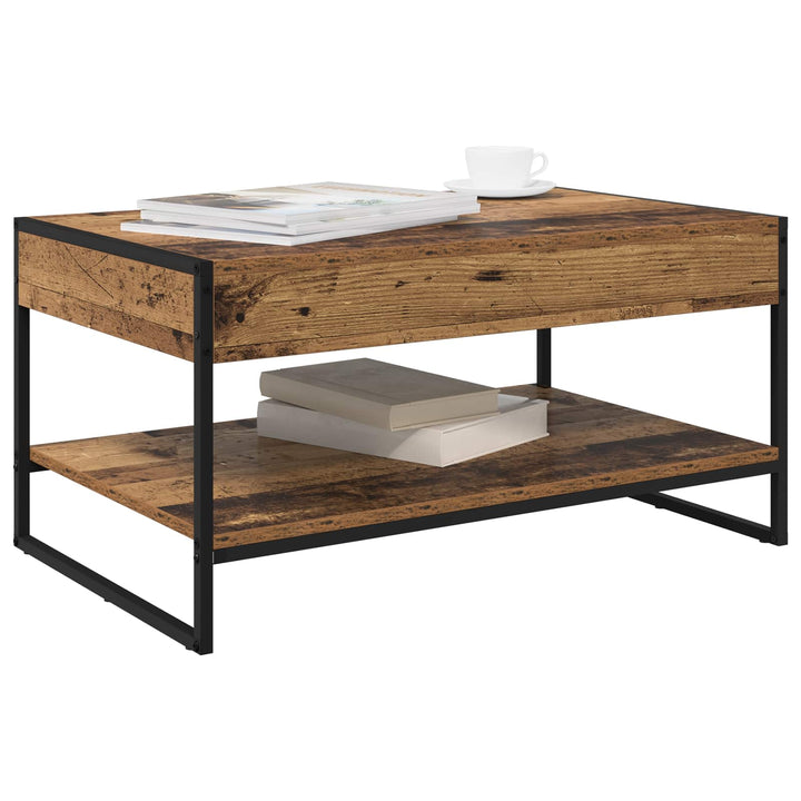 Sofabord Gammelt træ 80 x 50 x 40 cm Konstrueret træ