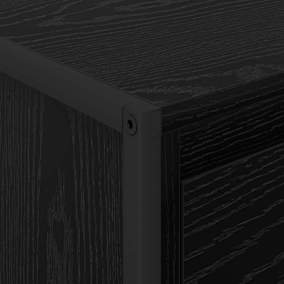 Sofabord Sort eg 100 x 46 x 40 cm Konstrueret træ
