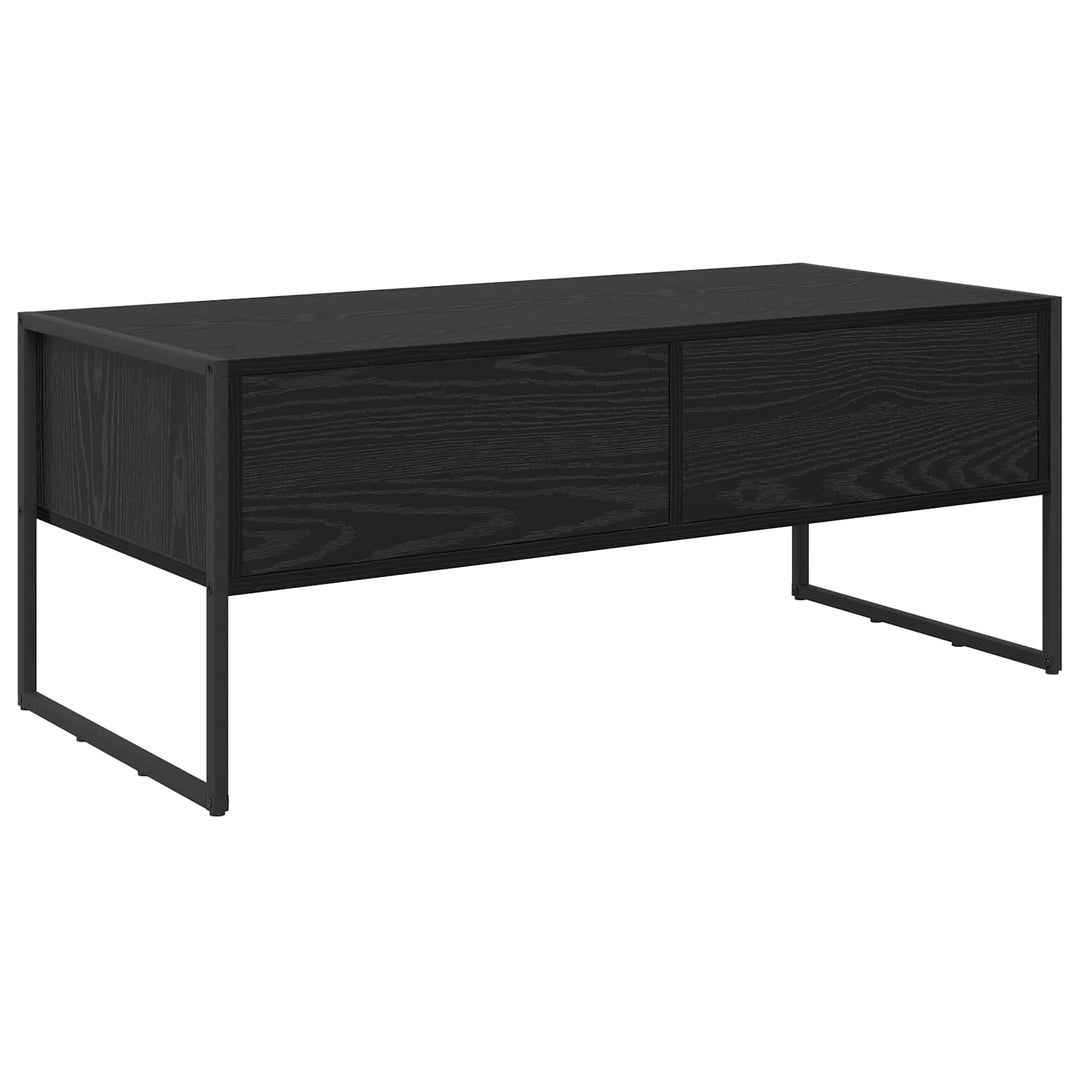 Sofabord Sort eg 100 x 46 x 40 cm Konstrueret træ