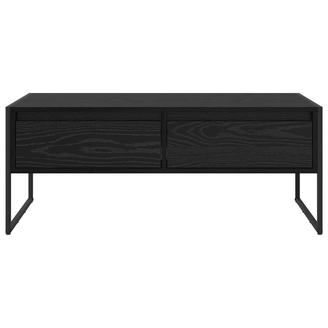Sofabord Sort eg 100 x 46 x 40 cm Konstrueret træ