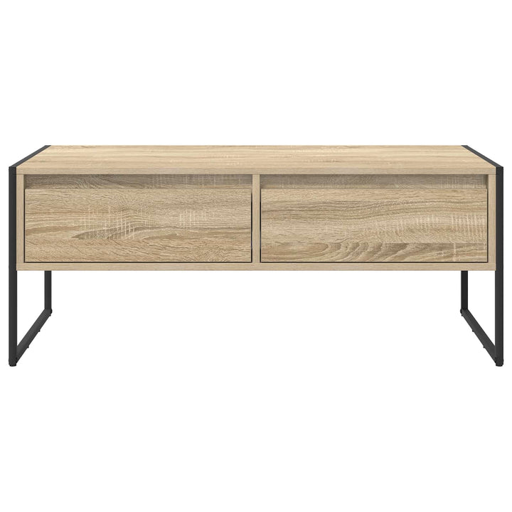 Sofabord med skuffe Sonoma 100 x 46 x 40 cm Konstrueret træ