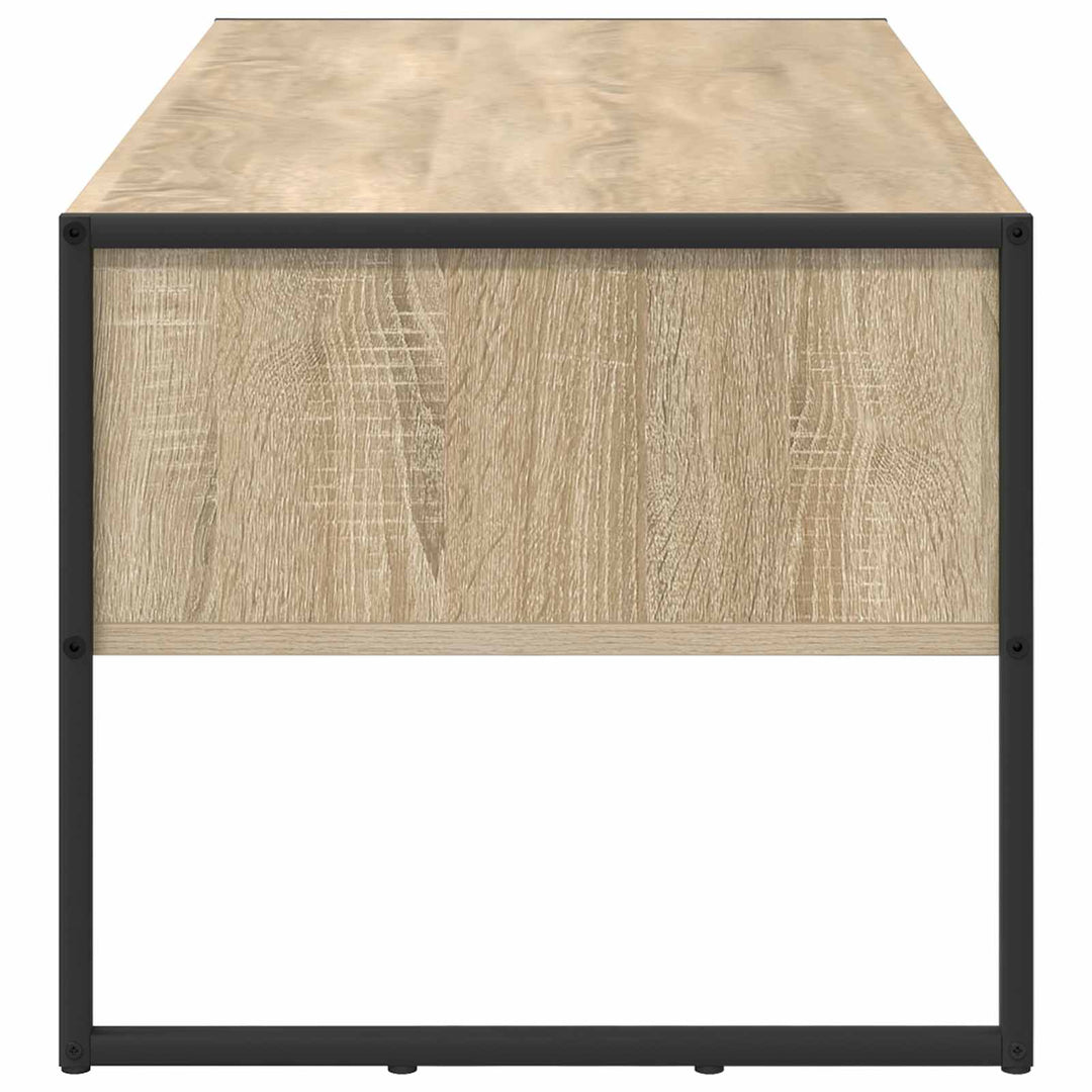 Sofabord med skuffe Sonoma 100 x 46 x 40 cm Konstrueret træ