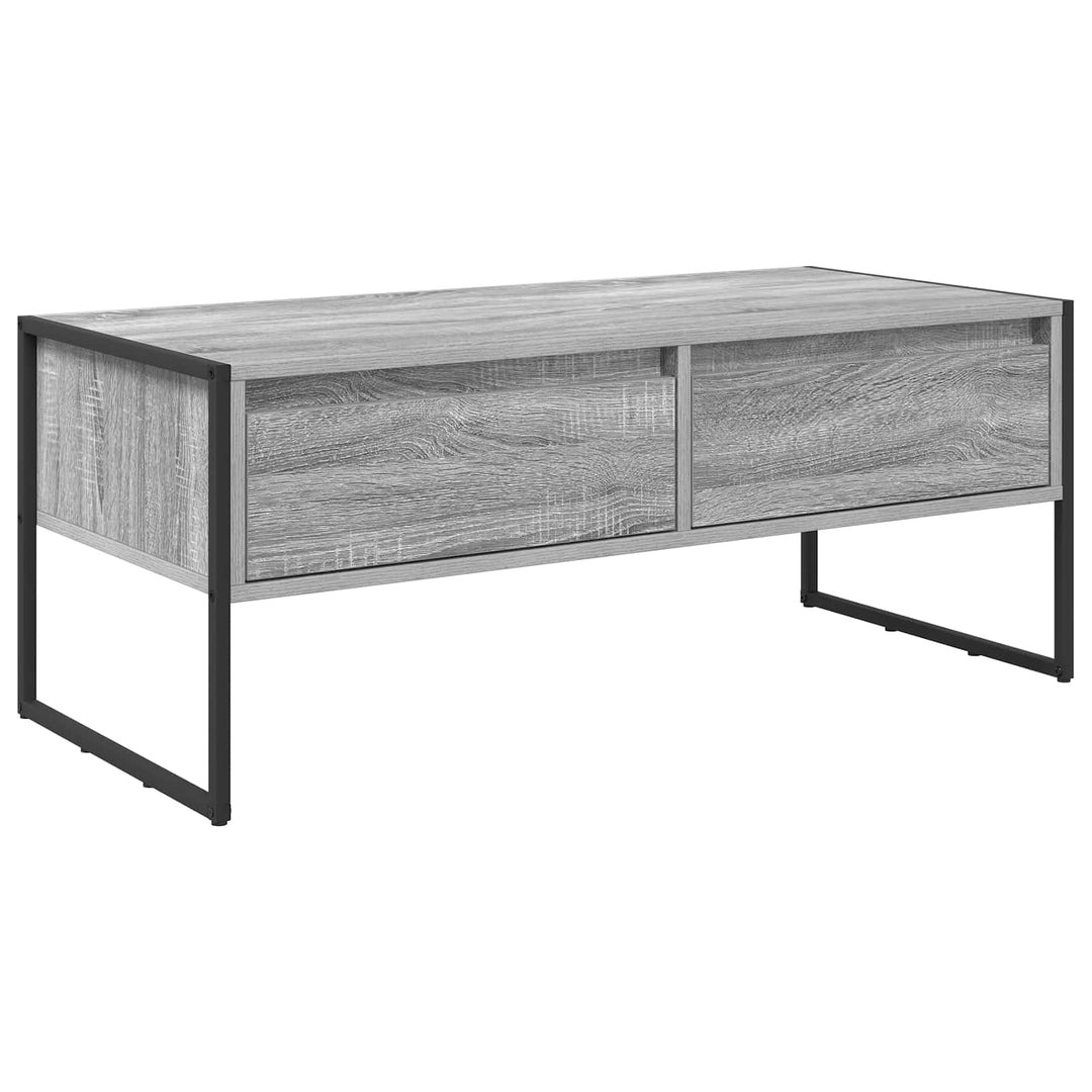 Sofabord Grå Sonoma 100 x 46 x 40 cm Konstrueret træ
