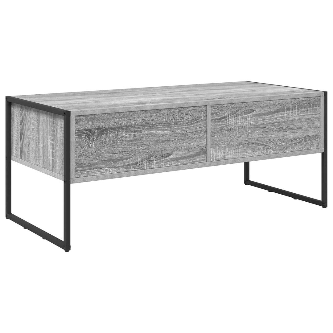 Sofabord Grå Sonoma 100 x 46 x 40 cm Konstrueret træ