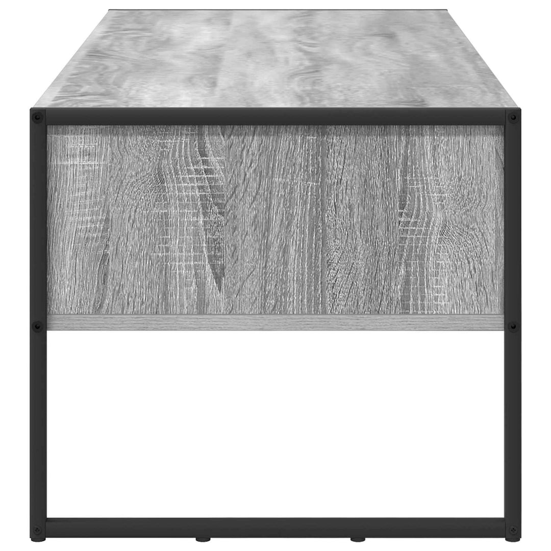 Sofabord Grå Sonoma 100 x 46 x 40 cm Konstrueret træ