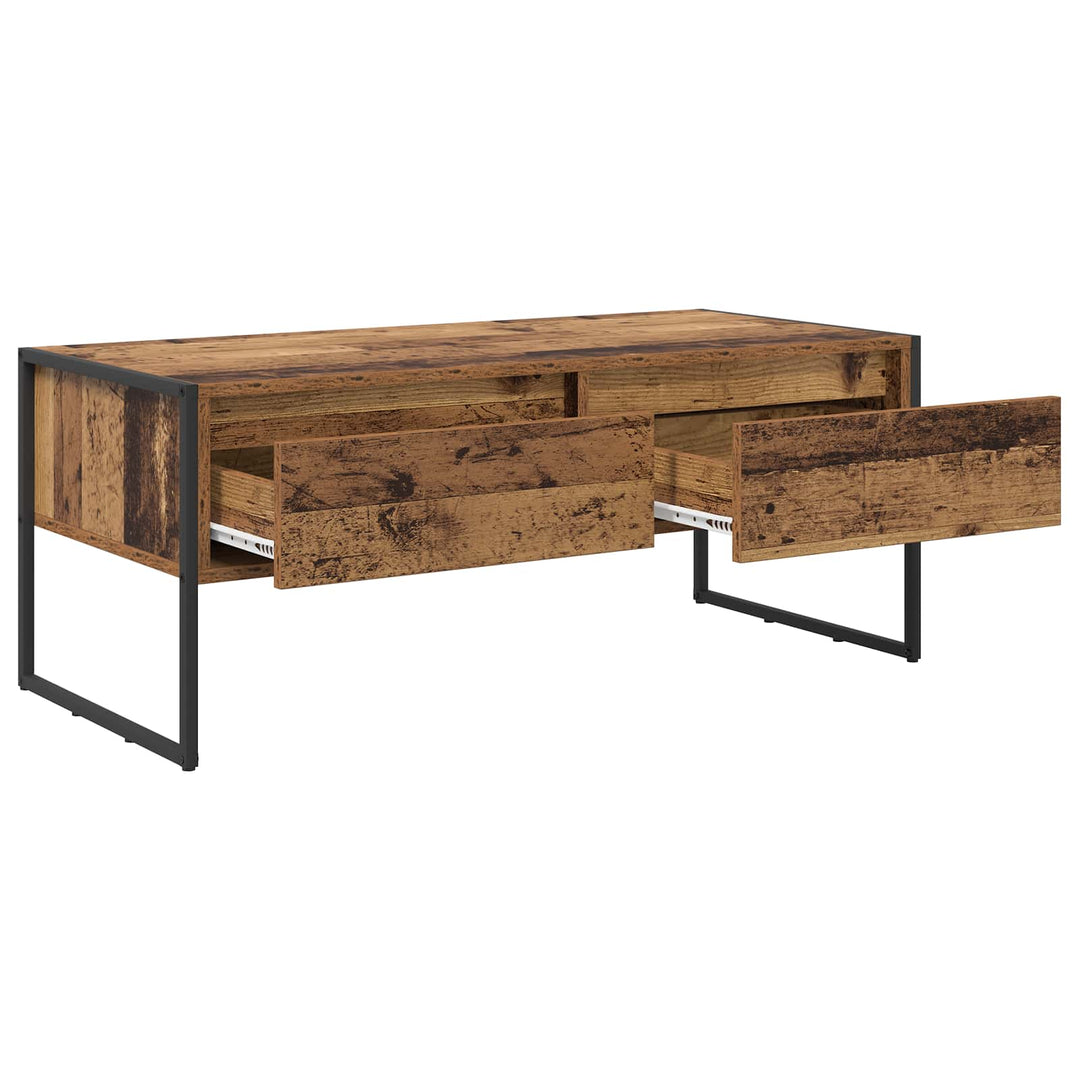 Sofabord Gammelt træ 100 x 46 x 40 cm Konstrueret træ