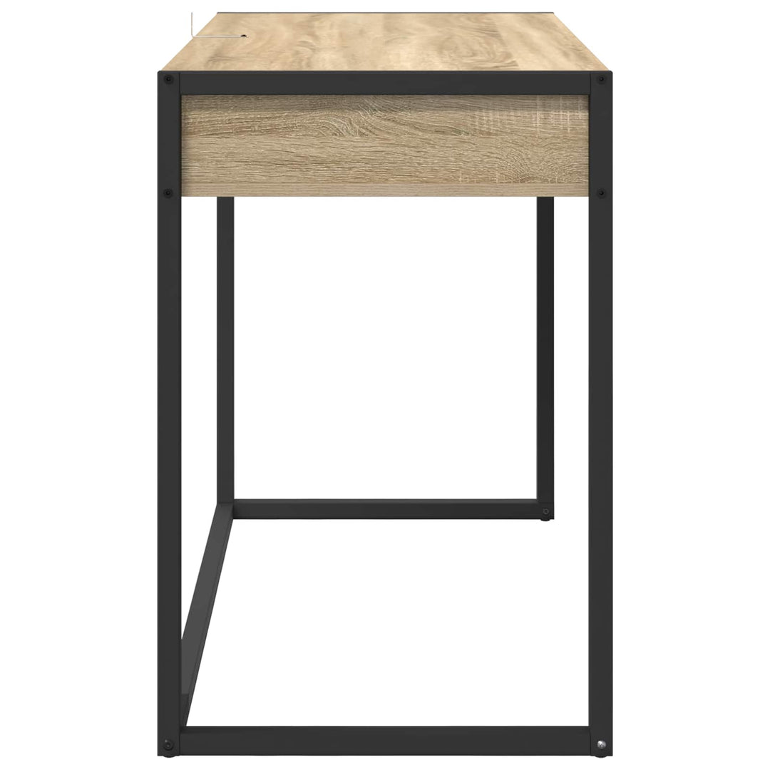 Bord med opbevaring Sonoma 100 x 50 x 75 cm Konstrueret træ