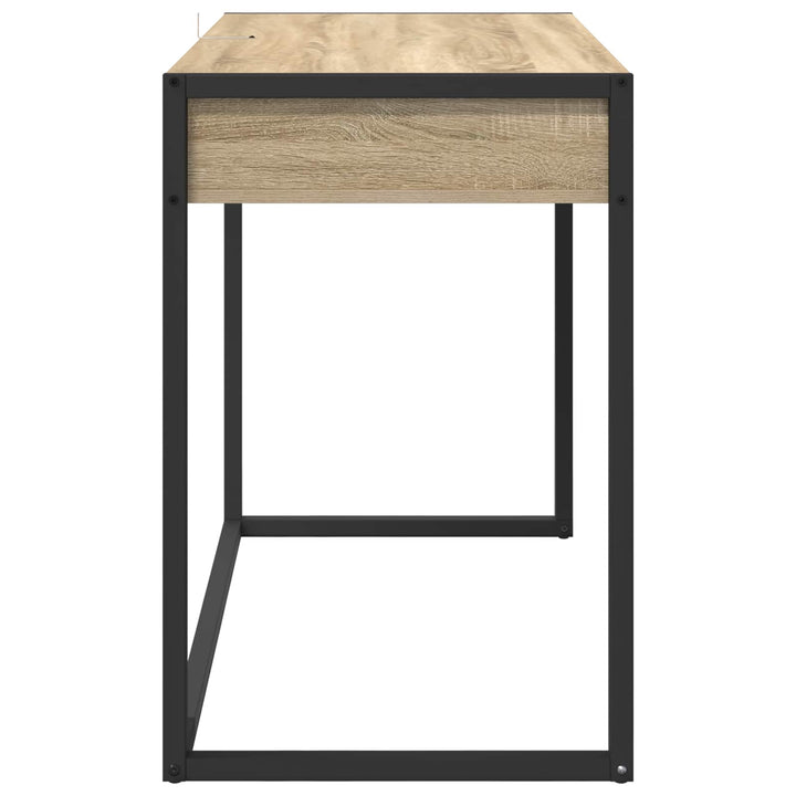 Bord med opbevaring Sonoma 100 x 50 x 75 cm Konstrueret træ