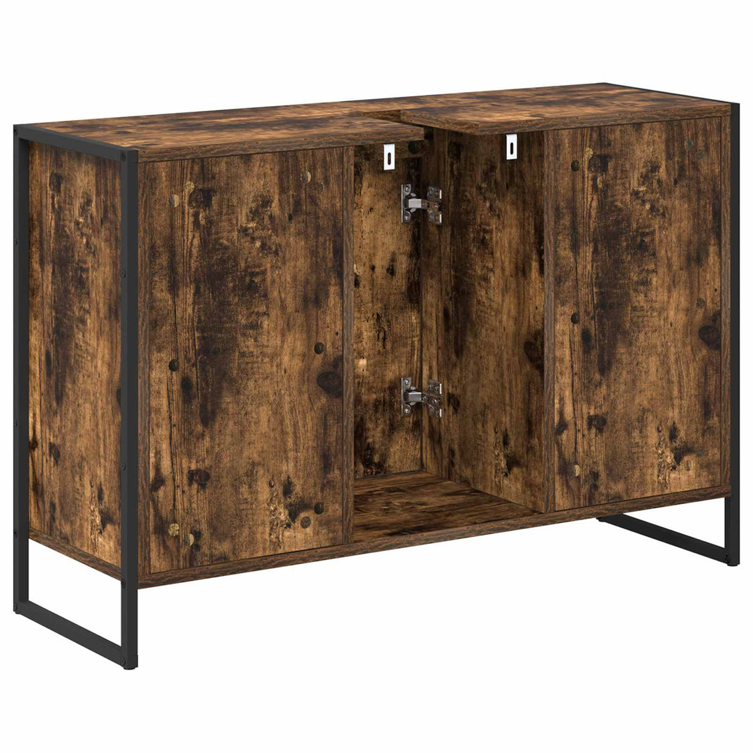 Badeværelsesskab Røget Eg 90 x 30 x 60 cm Konstrueret træ