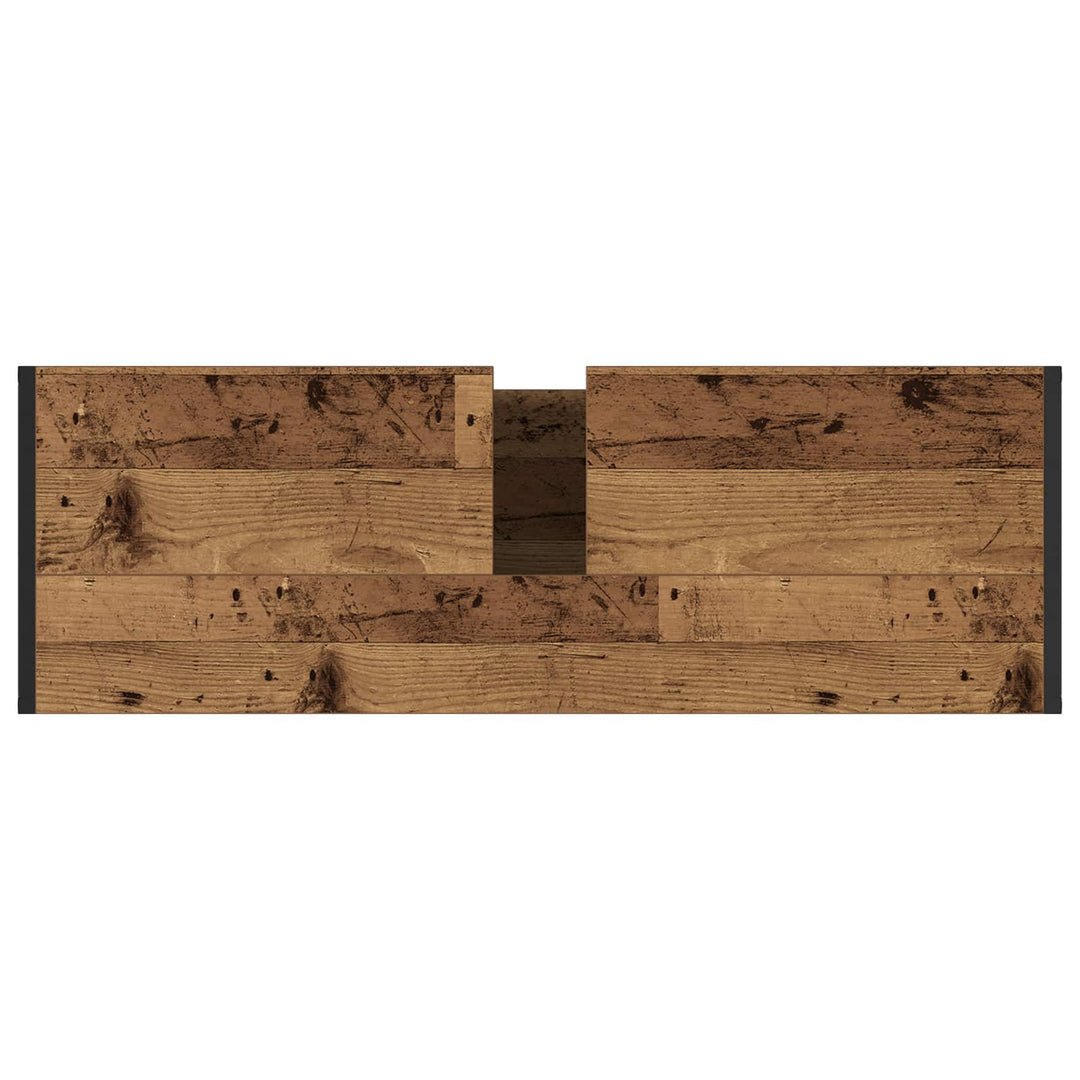 Badeværelsesskab Gammelt træ 90 x 30 x 60 cm Konstrueret træ
