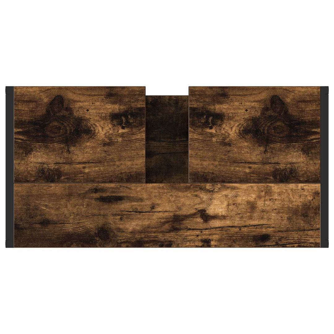 Badeværelsesskab Røget Eg 60 x 30 x 60 cm Konstrueret træ